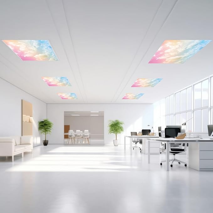 Outus 8 Pcs Fluorescent Light Cover Classroom Lighting Cover - Image 5