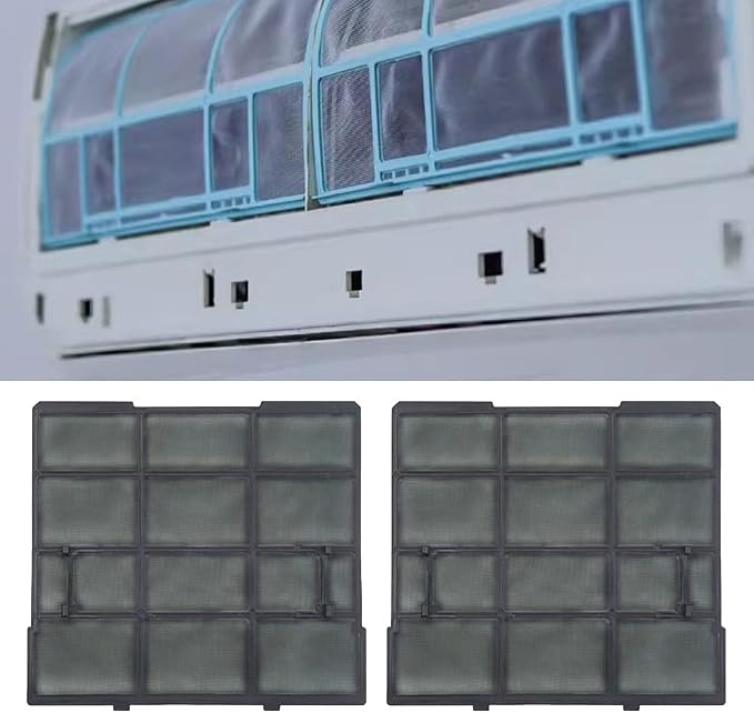 2 Pack Air Conditioner Filter Accessories, Indoor Unit Hanging Dust Screen - Image 5