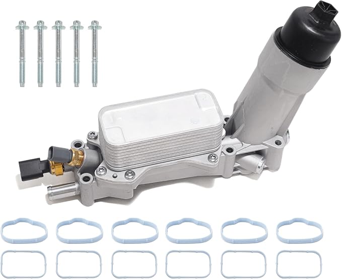 926-959 Aluminum Engine Oil Filter Housing Oil Cooler Kit by Unknown