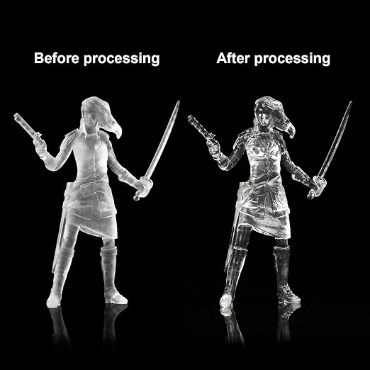 Clear Pro 3D Printer Resin, Glass-Like Ultra High Transparency, Non-Yellowing & - Image 5