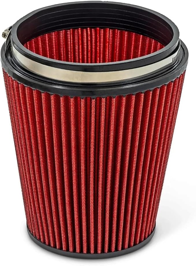 Rough Country Cold Air Intake Replacement Filter, Premium Washable Clamp-On Air - Image 3