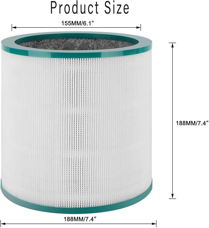 TP01 Ture HEPA 360° Glass Filter Replacement - Image 6