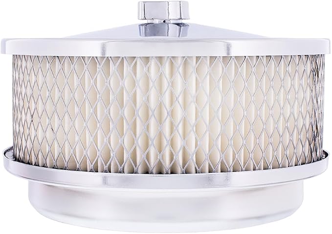 United Pacific S1106 Chrome 6 ⅜ inch Air Cleaner Assembly, Low Profile - Image 2