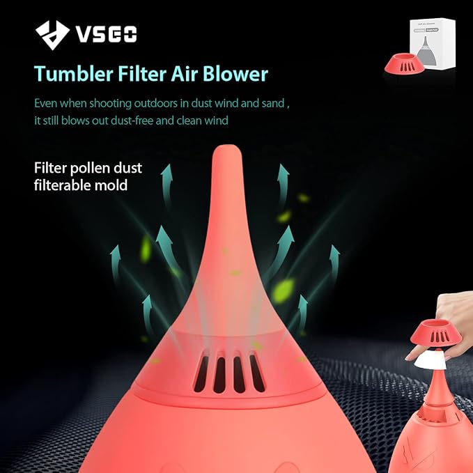 VSGO Camera Air Blower with Filter Compressed Air - Image 3