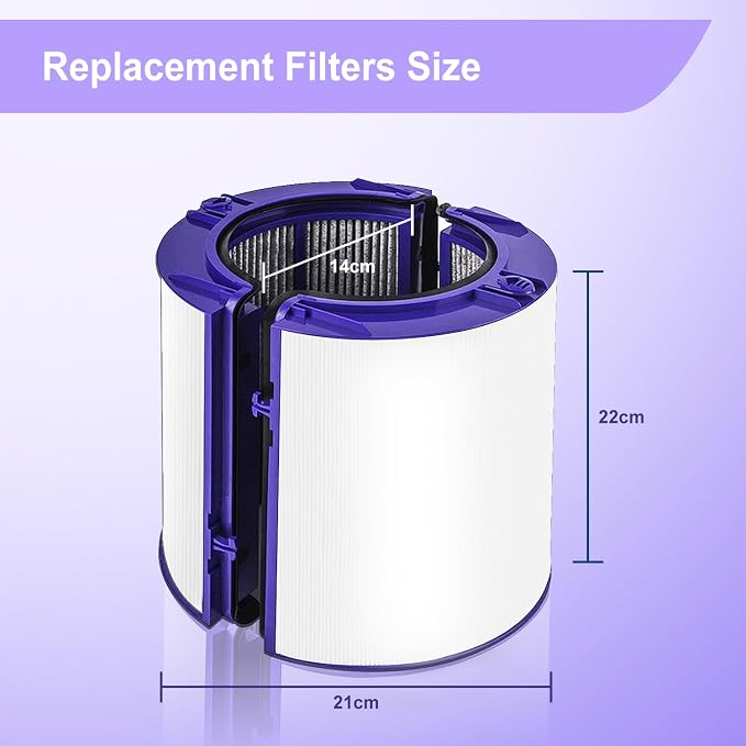 2 Pack Upgraded 2-IN-1Filter Replacement Compatible - Image 3