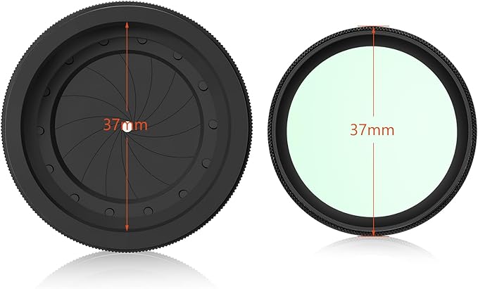 Adjustable Iris Aperture Diaphragm M30 to M37 Iris Aperture Diaphragm Adapter - Image 4