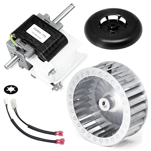 318984-753 LA11AA005 Draft Inducer Motor Blower Wheel Replacement Kit by BAY+Direct