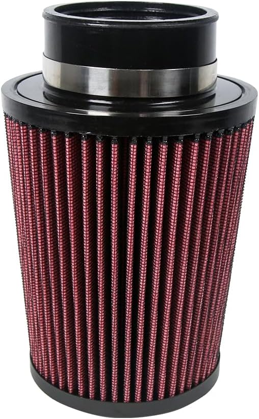 2.75 Inch 70 mm High-Flow Air Filter, Reusable Cone Cold Air Intake, High - Image 6