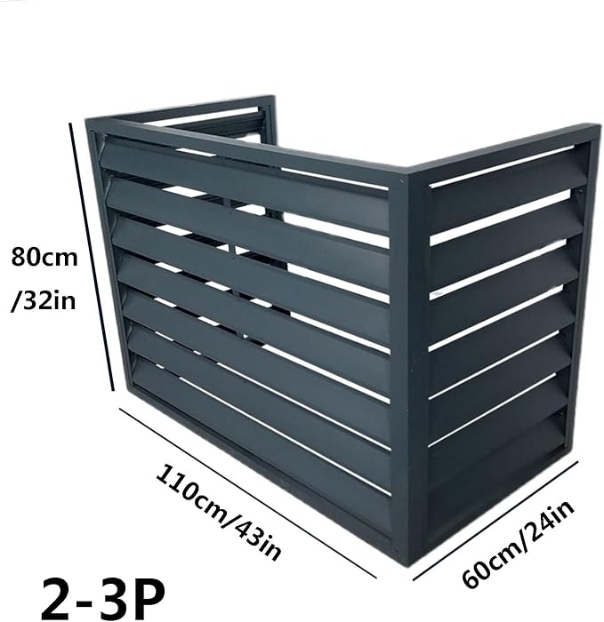 Pool pump covers for outside units, outdoor garbage can enclosures, aluminum - Image 2