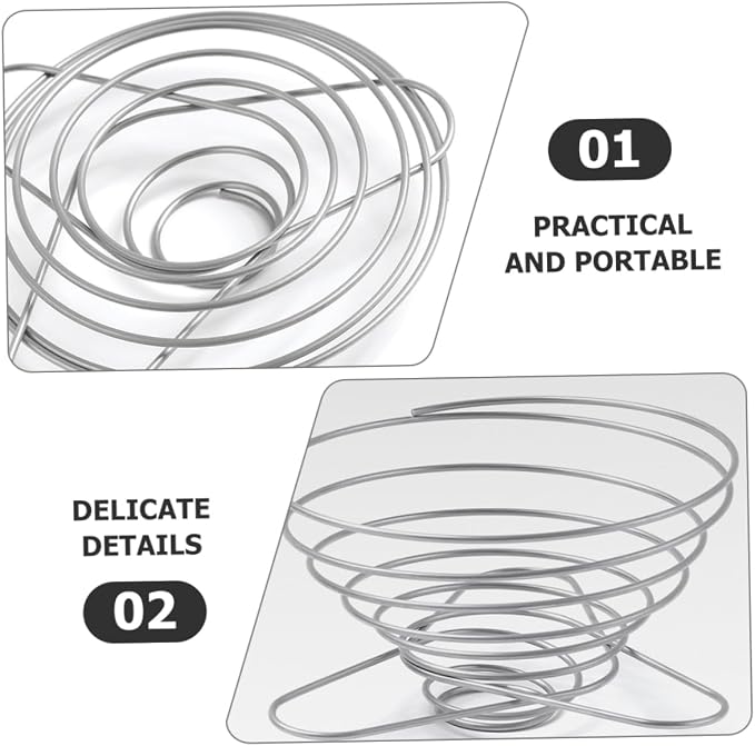 Zerodeko 2pcs Coffee Filters Compatible Stainless Steel Dripper Camping Dripper - Image 6