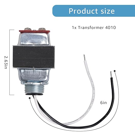 Transformer Compatible with Aprilaire Humidifier, 24V 10VA Transformer - Image 6