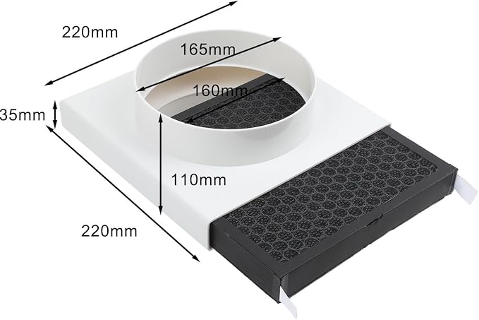 Duct Air Filter With High‑Efficiency HEPA And Activated Carbon Composite - Image 2
