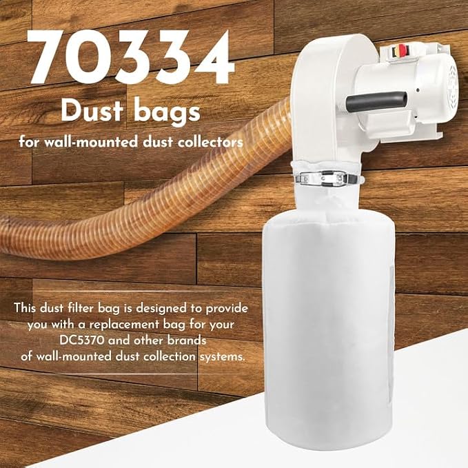 70334 Upgrade Dust Collector Filter Bags, - Image 3