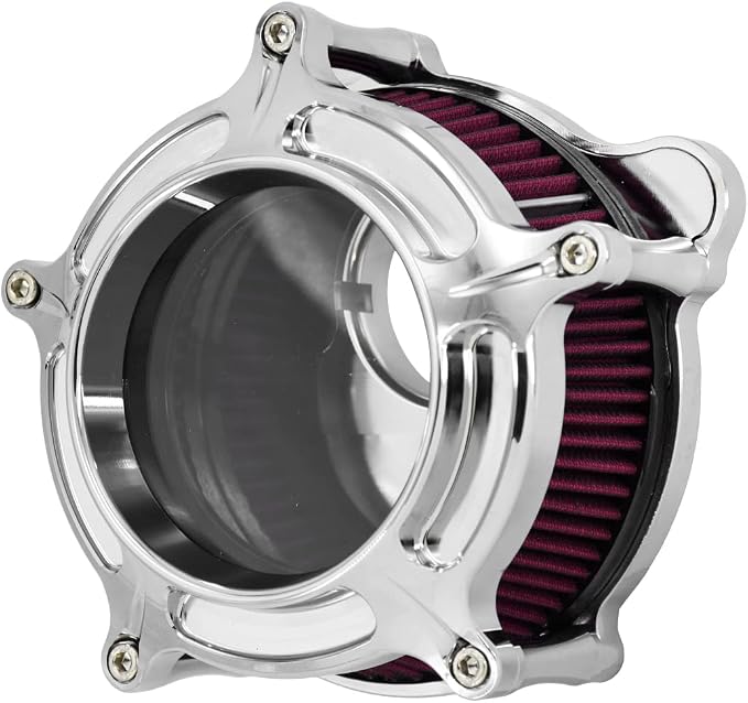HDBUBALUS Motorcycle Air Filter Cleaner Intake Filter System Kit - Image 7