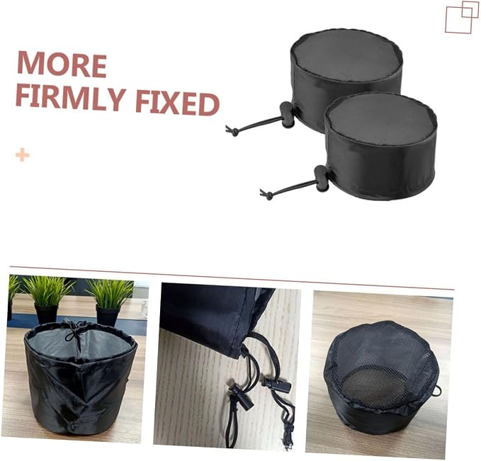 2-Pack Grow Tent Vent Covers Drawstring and Fixed Buckle 20x16.5cm Oxford Cloth - Image 9