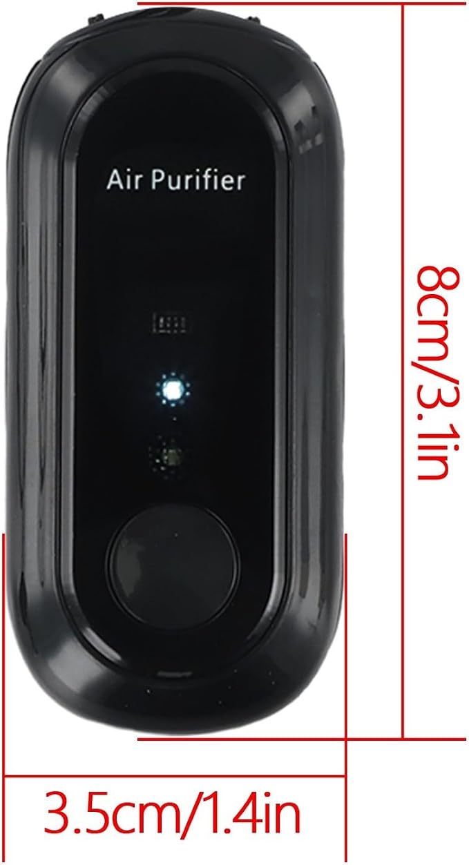 Negative Ion Air Purifier Portable Hanging Neck 7000MAh Personal Rechargeable - Image 2