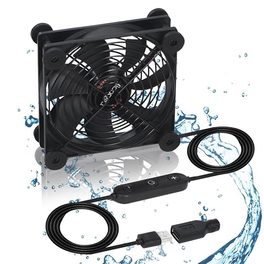 Quiet 120mm USB 5V/12V DC Fan by xiaoqijia