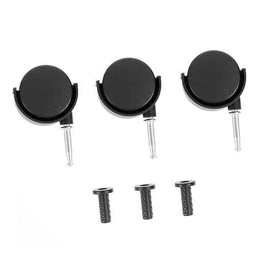 ULTECHNOVO 3pcs Plastic Caster Wheels by ULTECHNOVO