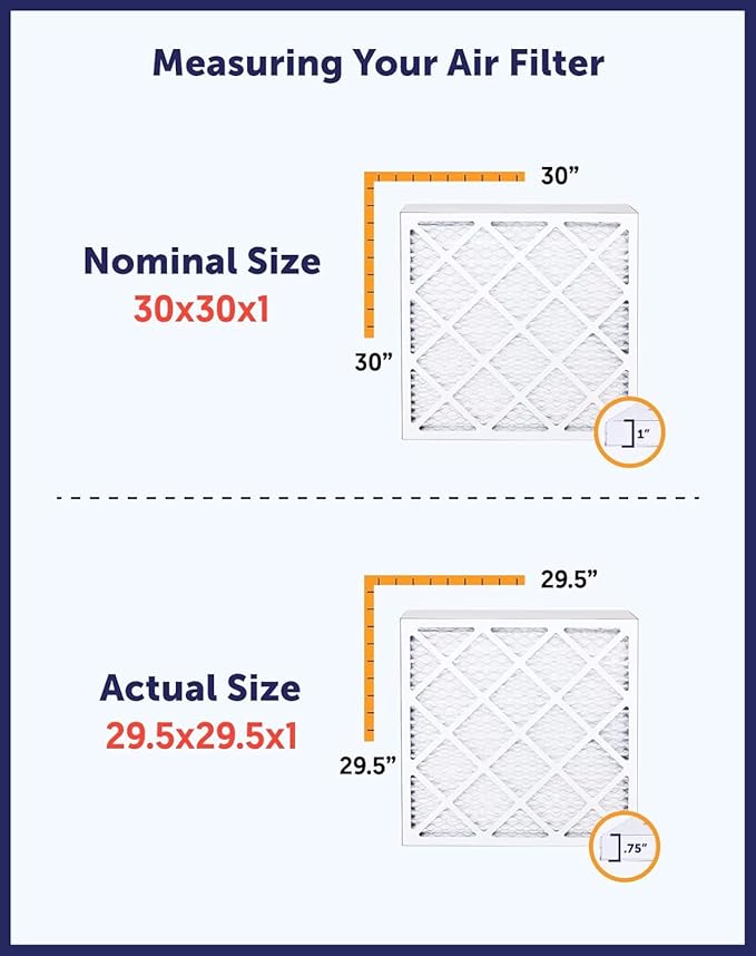 Filter King 8.5x27x1 Air Filter | 4-PACK | MERV 8 HVAC Pleated A/C Furnace - Image 6
