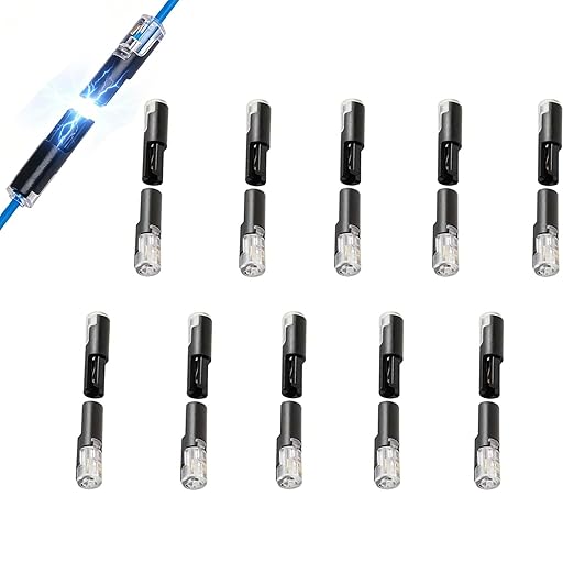 BOENFU Single Wire Plug in Connector, 20 Pack, 16-18 AWG, by BOENFU