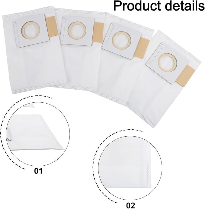 5-Layer Electrostatic Fleece 197903-8 Filter Bags - Image 5