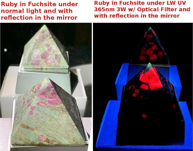 Flashlight for Fluorescence/Glowing Mineral Crystal Lightweight Powerful 3 Watt - Image 5