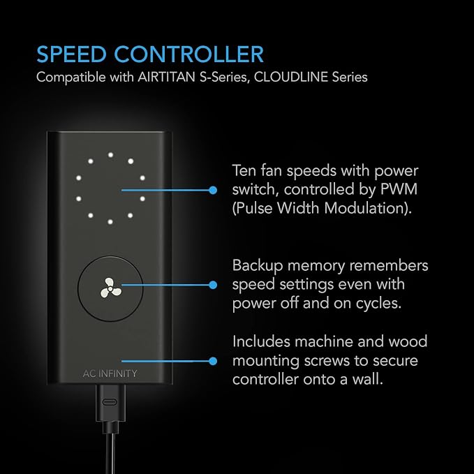 AC Infinity AIRTITAN S7, Ventilation Fan 12" - Image 3
