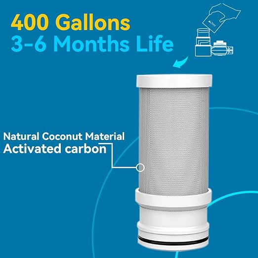 ALTHY Faucet Water Filter, BPA-Free Sink Tap Water Purifier, Certified Reduces - Image 3