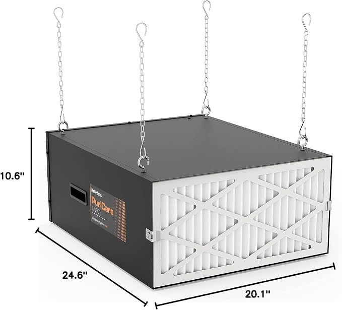 Purisystems 3-Speed Remote Air Filtration System, PuriCare 1100 Hanging Air - Image 10