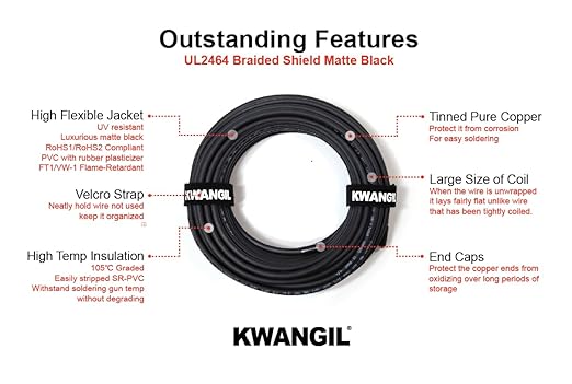 4C 22AWG AMSB Shielded Cable Wire - Image 3