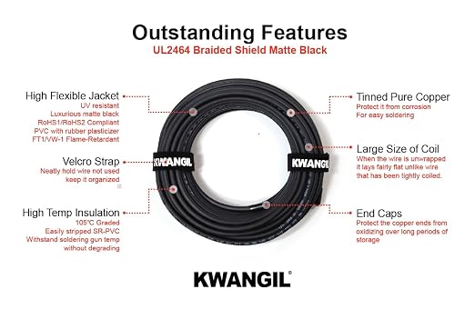 3C 18AWG AMSB Shielded Cable Wire - Image 3