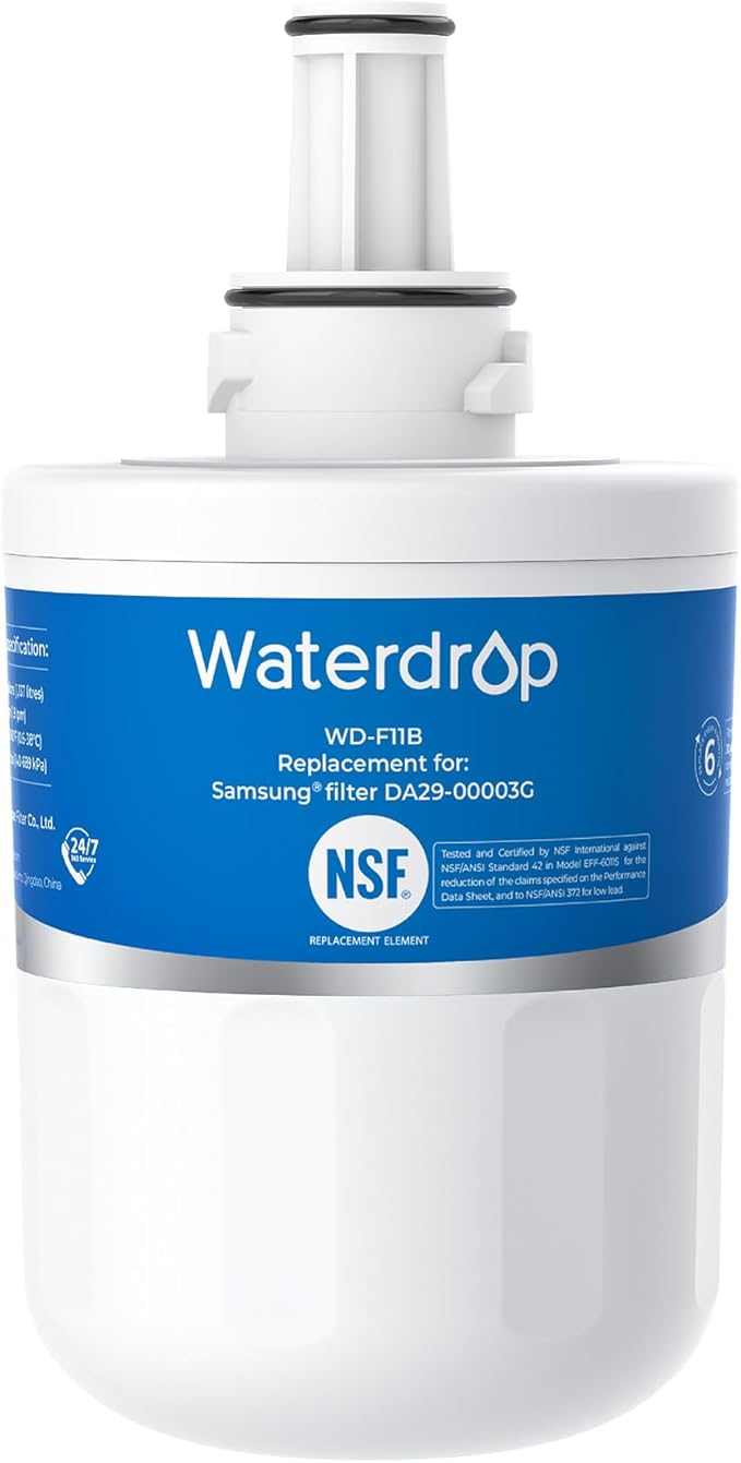 Waterdrop DA29-00003G Refrigerator Water Filter, Replacement by Waterdrop