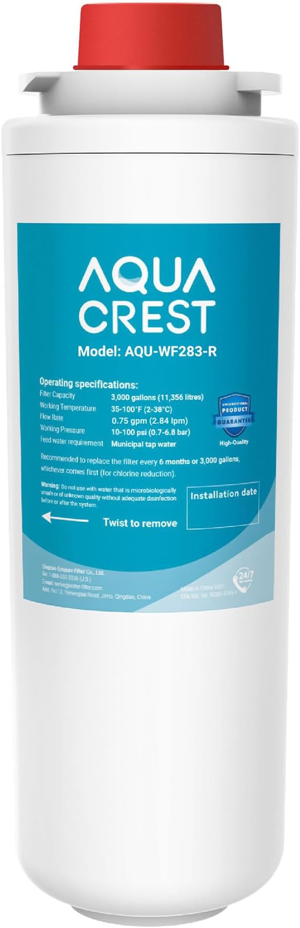 AQUA CREST WF283-R Replacement for Elkay® 51300C, Compatible by AQUACREST