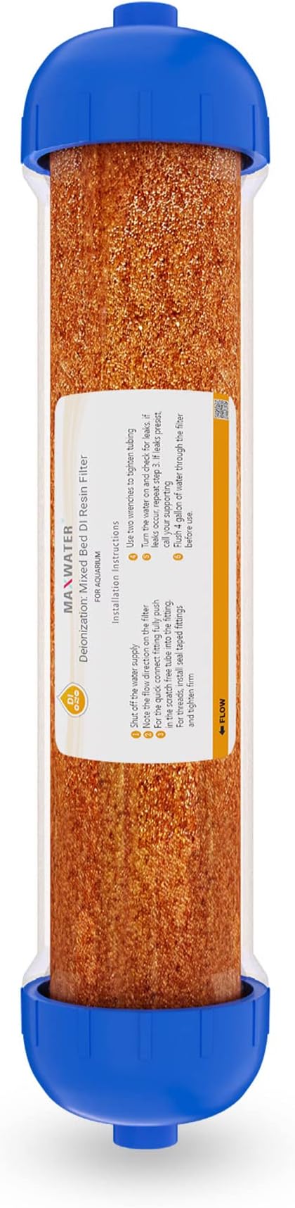 Max Water Mixed Bed Ion Exchange RODI Aquarium Filter Resin Replacement by MaxWater