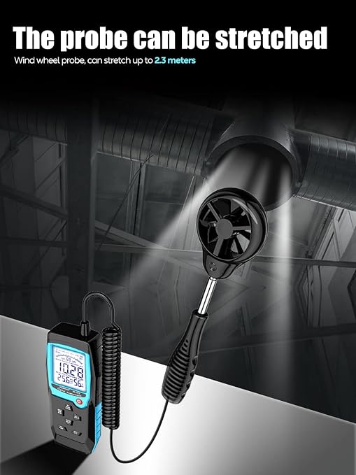 H12 Digital Anemometer Handheld Wind Speed Meter - Image 6