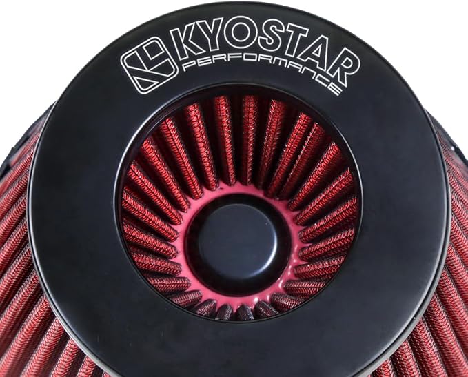 Universal 6" 152mm igh-Flow Air Filter, Reusable Cone Cold Air Intake, High - Image 7