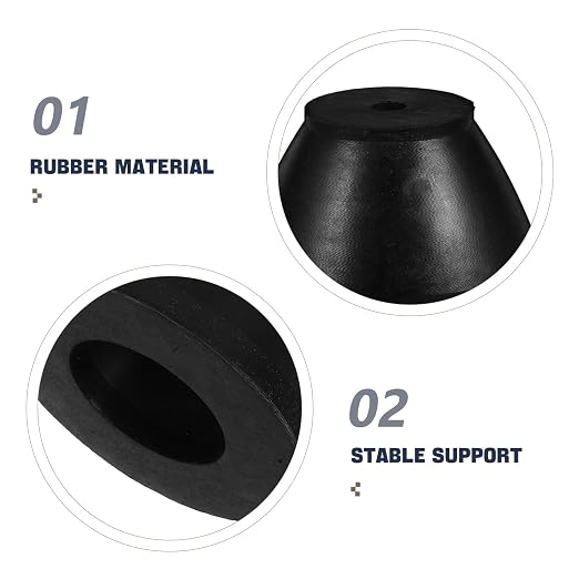 Heavy Duty Rubber Vibration Isolation Pads Buffer Support Shock Absorbing - Image 8