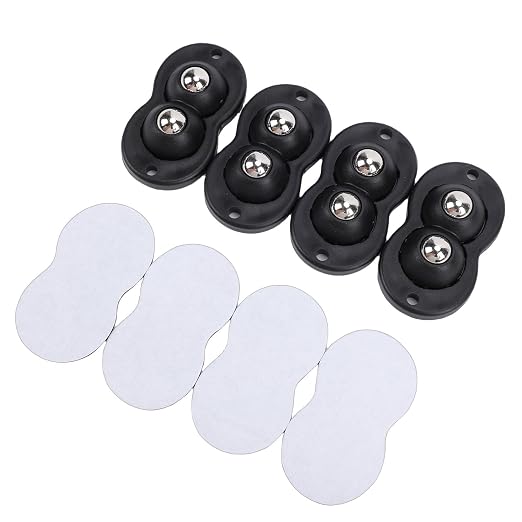 Asixxsix Caster Wheels, 30KG Load Capacity 360° Appliance Rollers Furniture - Image 7