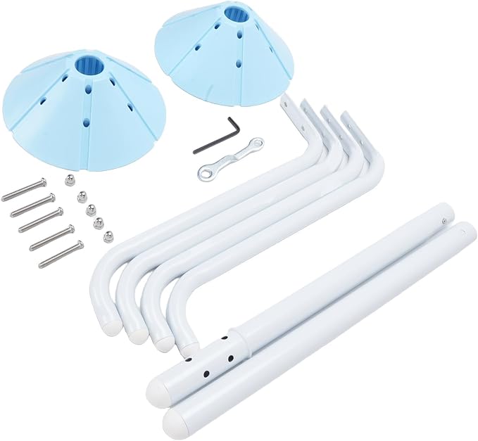Pool Filter Cleaner Stand, Stainless Steel Rotating Pool Filter Cleaner Tool - Image 4