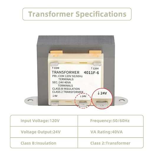 Criditpid 120V to 24V 40VA Transformer Replacement - Image 2