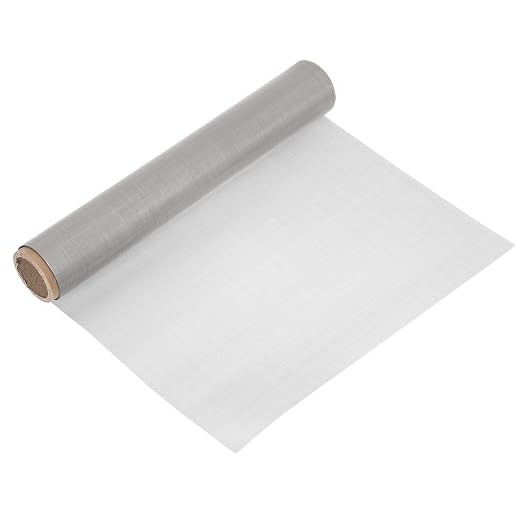 uxcell 120 Mesh 39" x 12" Woven Wire Mesh, 304 Stainless Steel Air Vent Filter by uxcell