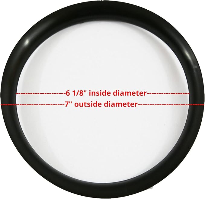 6 Dry Filter For Shop Vac with 2 Mounting Ring, 17.5" Inch Paper Reusable Dry - Image 3