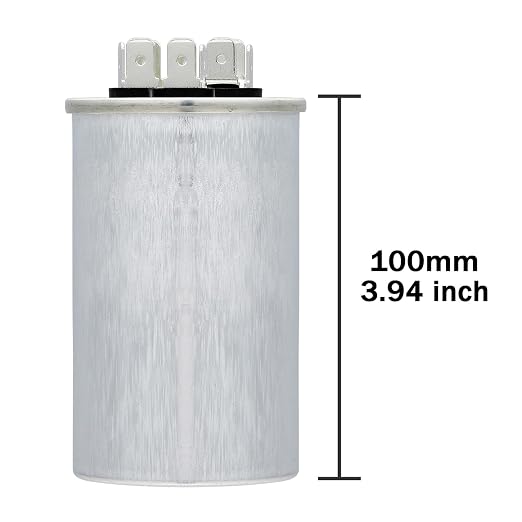 VEXUNGA 70/5uF AC Capacitor 70 5 uF MFD 370/440/450 VAC CBB65B Dual Run Start - Image 2