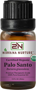 Palo Santo Essential Oil USDA Certified Organic, 100% Pure Natural Premium Grade, Undiluted