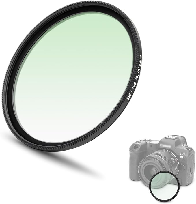 JJC 55mm Ultra Low Reflectivity UV Lens Protection Filter by JJC
