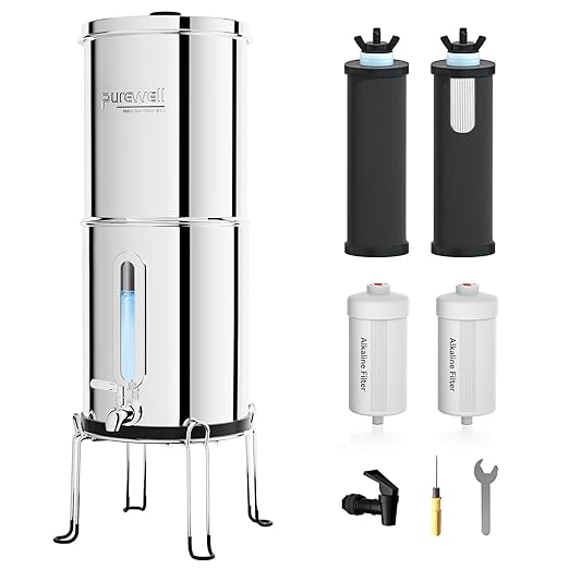Purewell 2.25G Gravity Water Filter System by Purewell