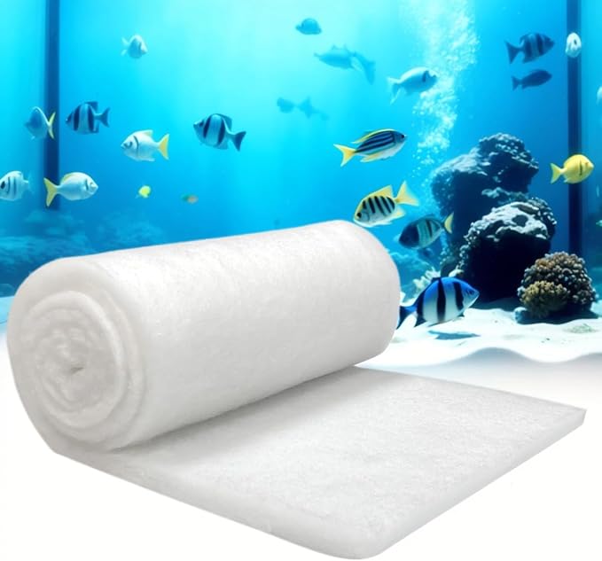 Aquarium Filter Floss 12"x72"x0.5" Filter Floss by GourragePro