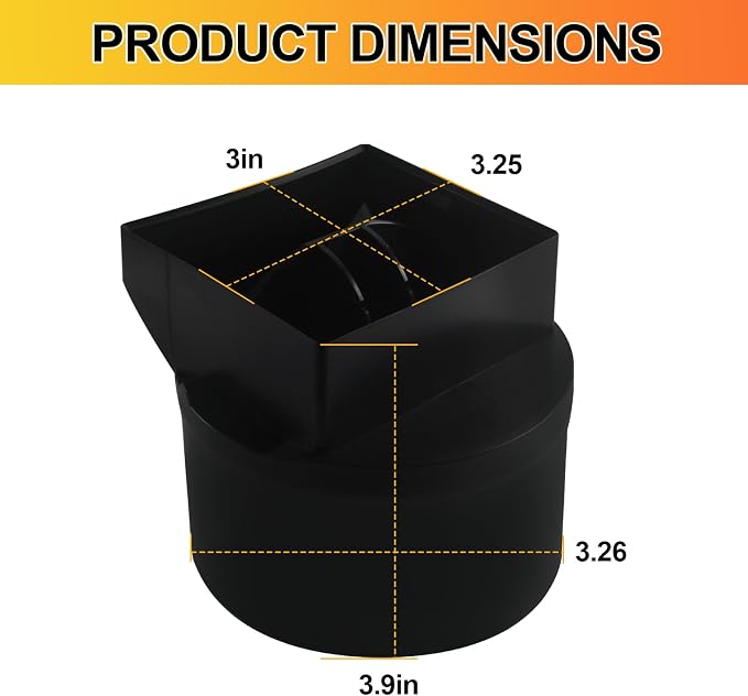 S97014185 for Broan 4" Damper/Duct Connector, Fits for Broan Various Models - Image 2