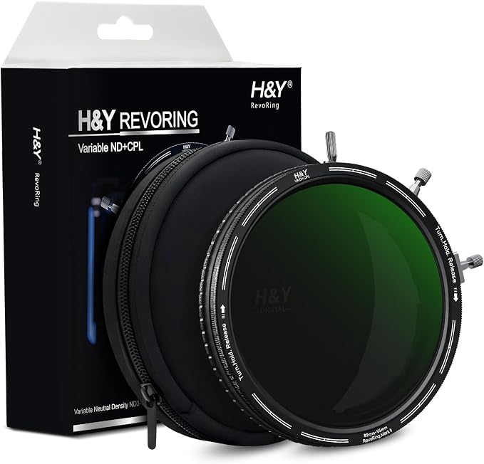 H&Y RevoRing MKⅡ82mm 86mm 92mm 95mm Variable ND Filter & CPL Polarizer by HY