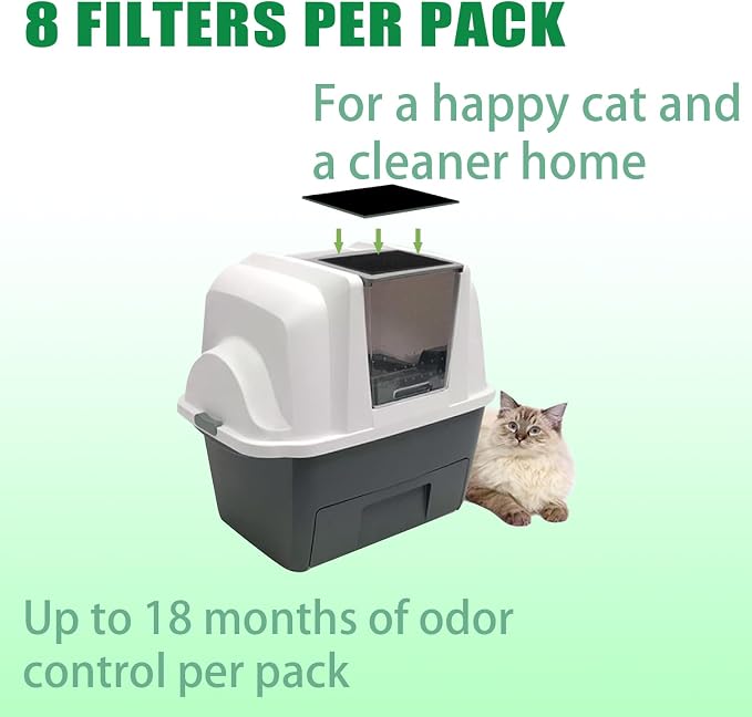 8 Pcs Charcoal Filters Compatible - Image 5